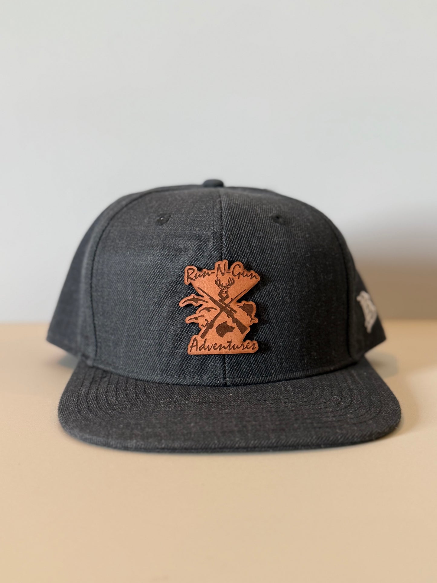 Dark Heather Gray Leather Adventures