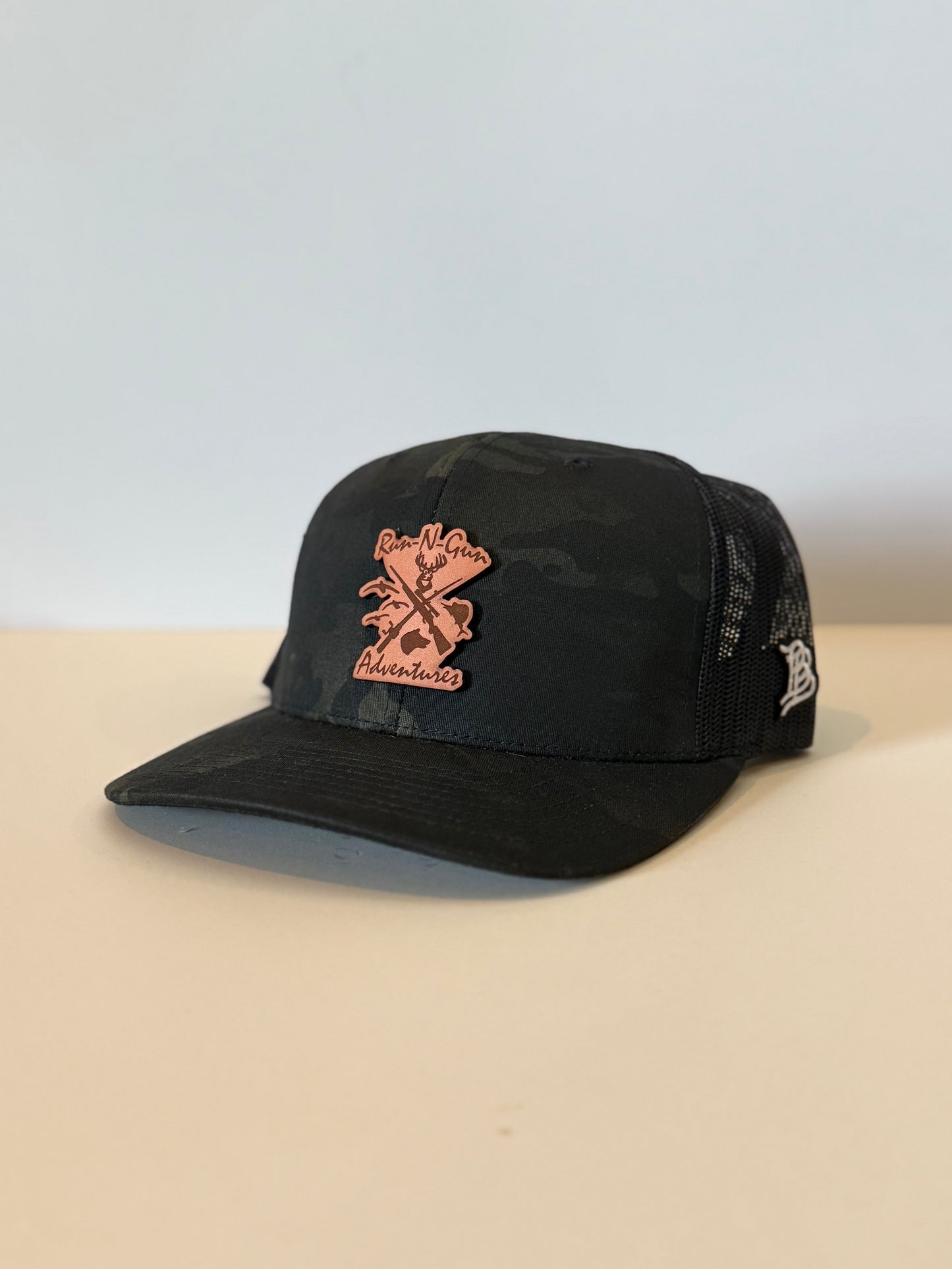 Dark Camo Black Leather Adventures