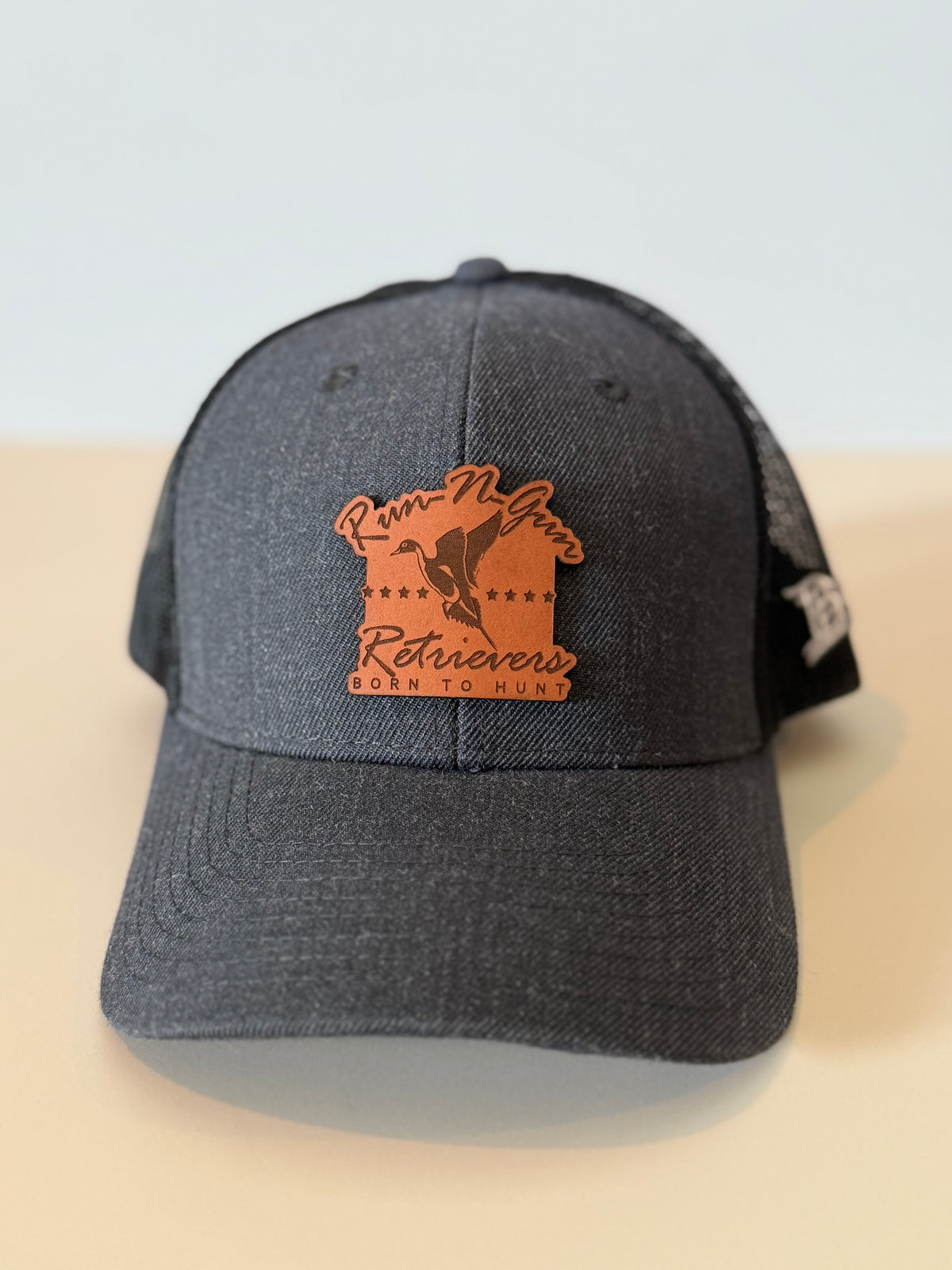 Dark Gray & Black Leather Run-N-Gun Retrievers