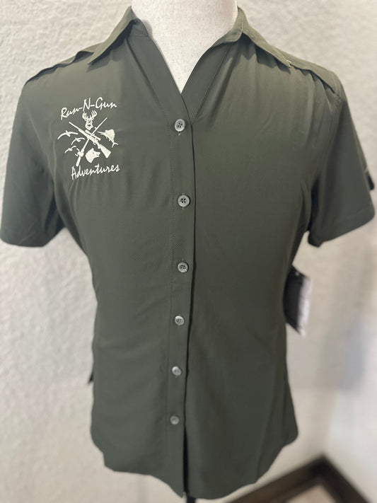 Ladies GameGuard Microfiber Short Sleeve Shirt
