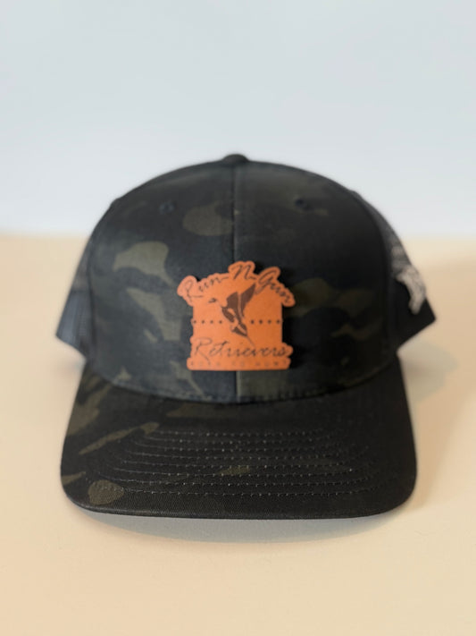 Black Camo Leather Run-N-Gun Retrievers