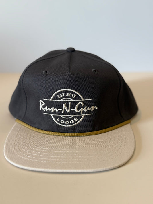 Dark Gray & Cream Run-N-Gun Lodge